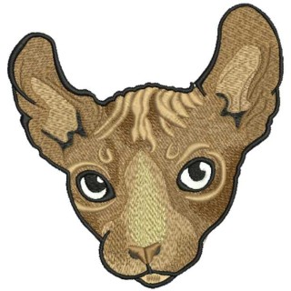 Sphynx cat 2 embroidery design - Embroidery Design