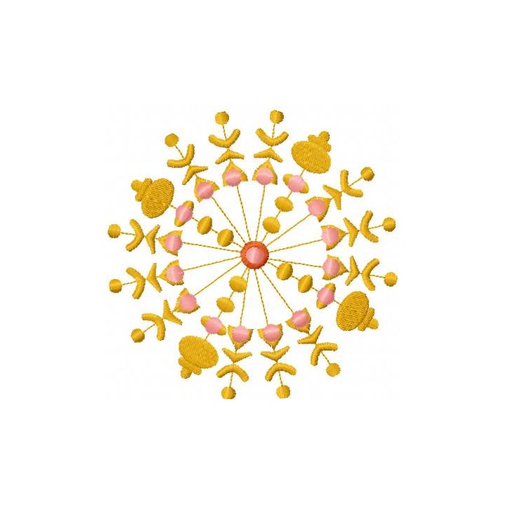 Gold decoration embroidery design - Embroidery Design