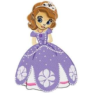 Sofia the First 8 embroidery design - Embroidery Design