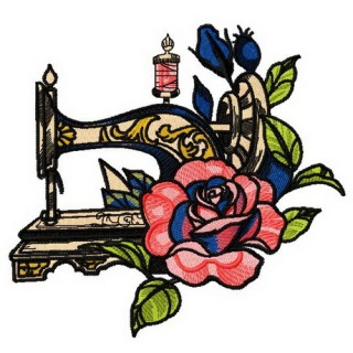 Retro Needle Artisan embroidery design - Embroidery Design