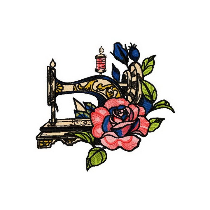 Retro Needle Artisan embroidery design - Embroidery Design