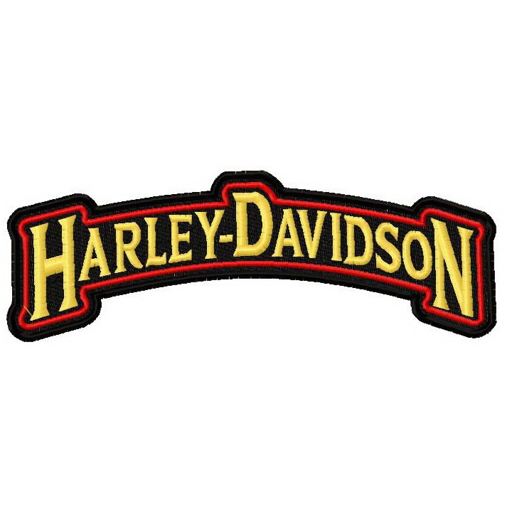 Harley Davidson logo 3 embroidery design - Embroidery Design