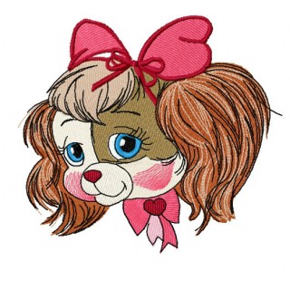 Cute English Cocker Spaniel 2 embroidery design - Embroidery Design