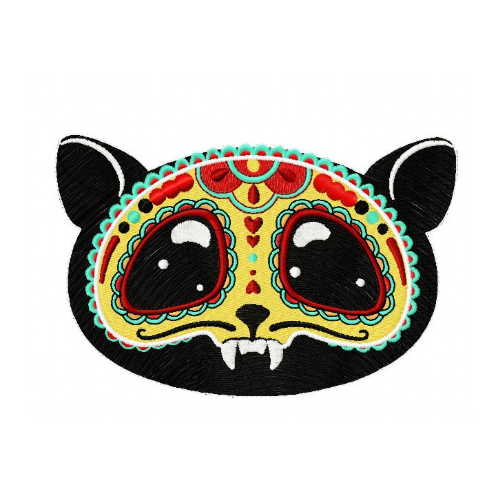 Vampire cat 2 embroidery design - Embroidery Design