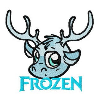 Sven chibi 4 embroidery design - Embroidery Design