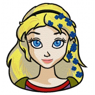 Fancy Cinderella 6 embroidery design - Embroidery Design