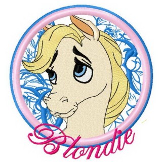 Blondie 2 embroidery design - Embroidery Design