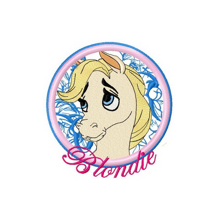Blondie 2 embroidery design - Embroidery Design