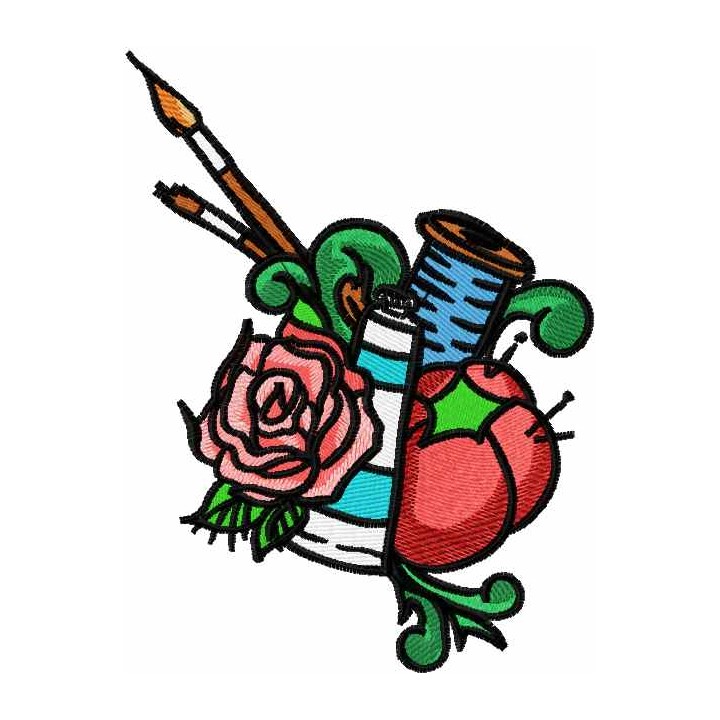 Sewing art embroidery design - Embroidery Design