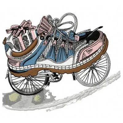 Snickers embroidery design showcasing a vibrant spring theme, perfect for adding charm to your favorite items.