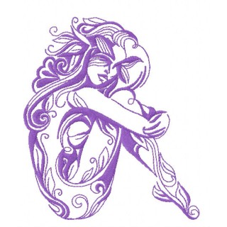 Aery fairy 2 embroidery design - Embroidery Design