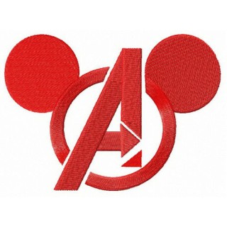 Avengers Mickey logo embroidery design - Embroidery Design