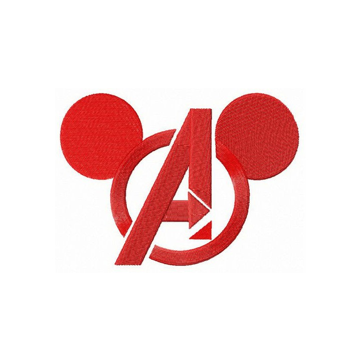 Avengers Mickey logo embroidery design - Embroidery Design