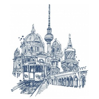 Berlin 2 embroidery design - Embroidery Design