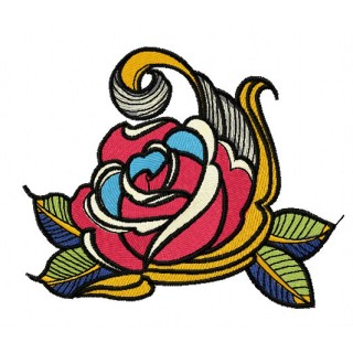 Rose 8 embroidery design - Embroidery Design