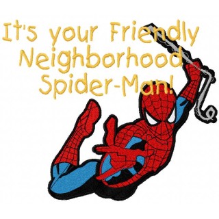 Neighborhood Spider-Man embroidery design - Embroidery Design