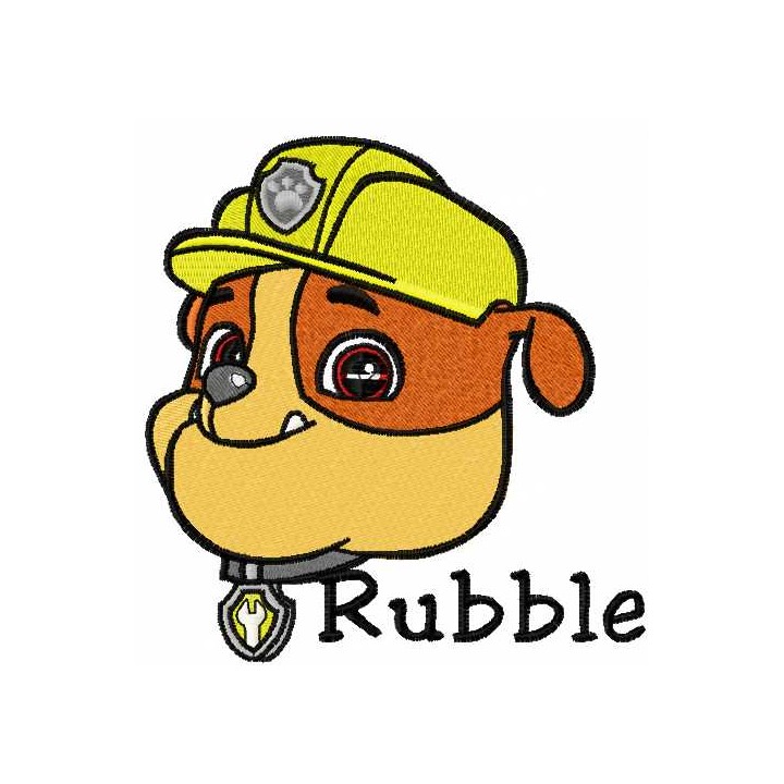 Rubble 1 embroidery design - Embroidery Design