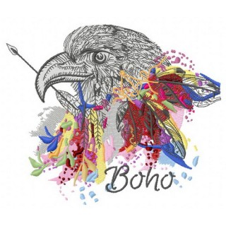 Boho embroidery design - Embroidery Design