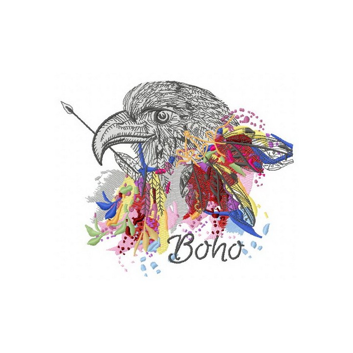 Boho embroidery design - Embroidery Design