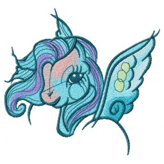 Winged pony embroidery design - Embroidery Design