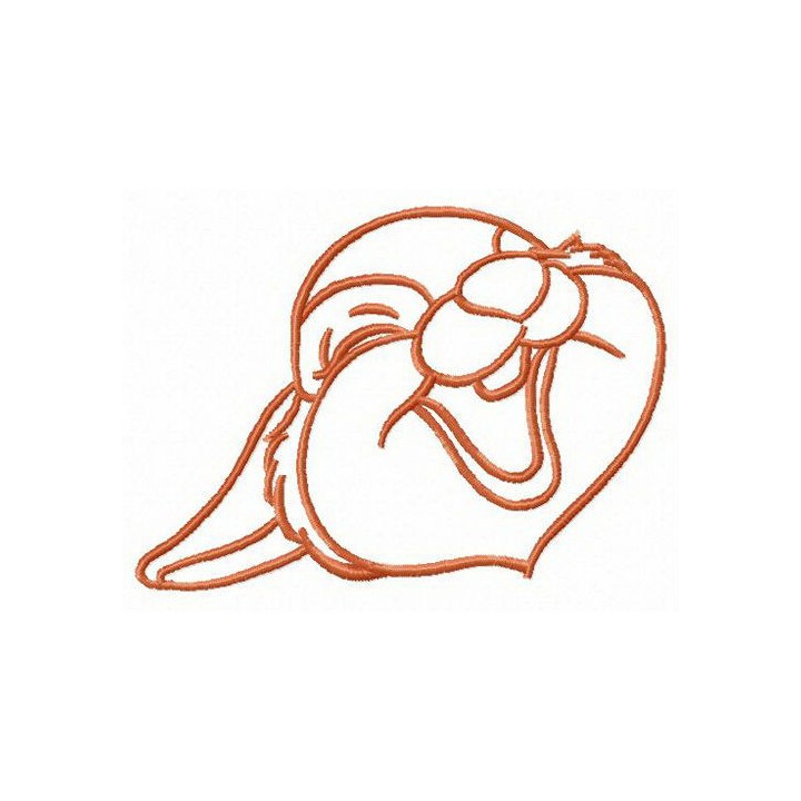 Thumper's funny joke embroidery design - Embroidery Design
