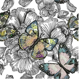 Gorgeous butterfly embroidery design - Embroidery Design