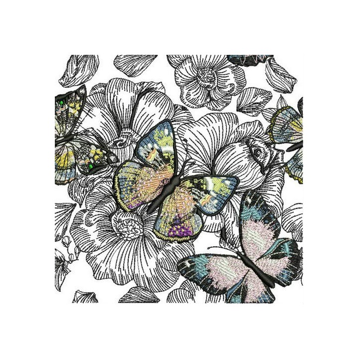 Gorgeous butterfly embroidery design - Embroidery Design