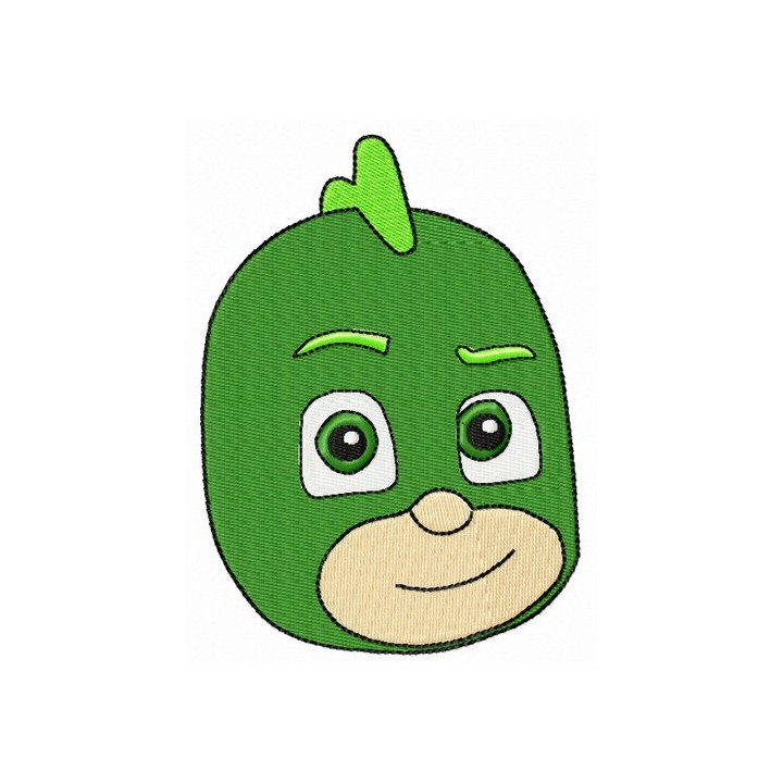 Greg as Gekko embroidery design - Embroidery Design