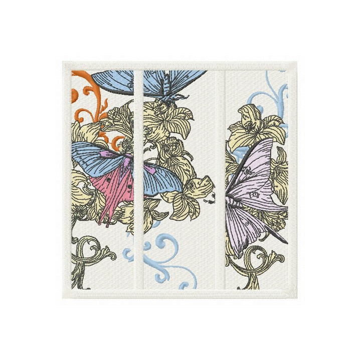 Butterfly's world embroidery design - Embroidery Design