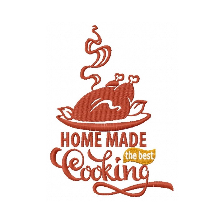 Roast turkey 3 embroidery design - Embroidery Design