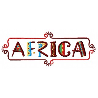 Africa 4 embroidery design - Embroidery Design
