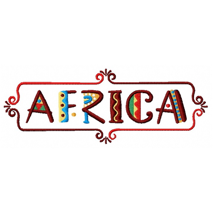 Africa 4 embroidery design - Embroidery Design