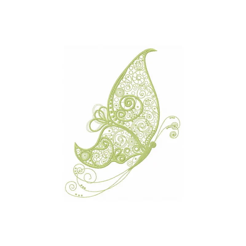 Preview of Fancy Butterfly 6 embroidery design showcasing intricate details and vibrant patterns for stitching.