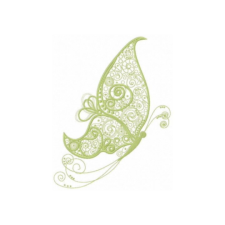 Fancy butterfly 6 embroidery design - Embroidery Design