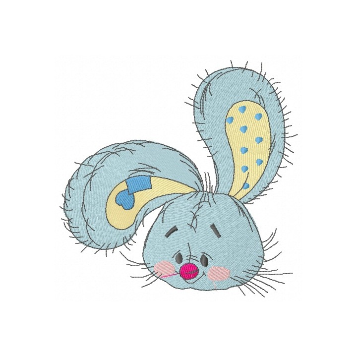 Bunny the florist 4 embroidery design - Embroidery Design