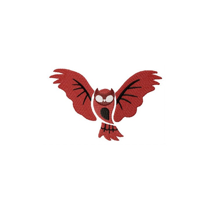 Owlette sign embroidery design - Embroidery Design