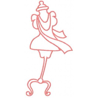 Mannequin embroidery design - Embroidery Design