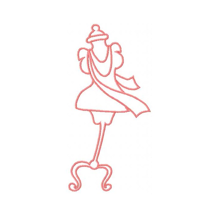 Mannequin embroidery design - Embroidery Design