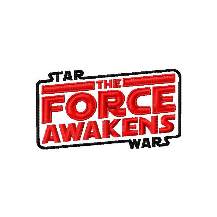 Star Wars The force awaken embroidery design - Embroidery Design