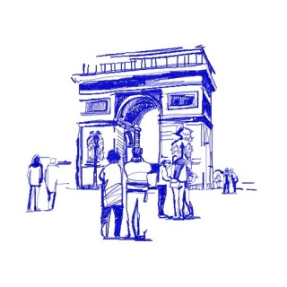 Paris 5 embroidery design - Embroidery Design