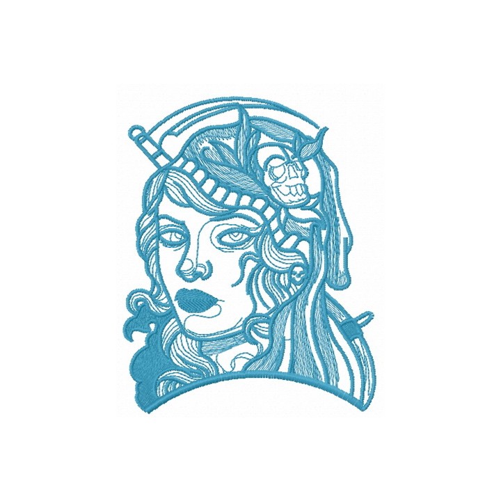 Harbinger of death 2 embroidery design - Embroidery Design