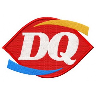 Dairy Queen logo embroidery design - Embroidery Design