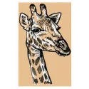 Giraffe 2 embroidery design showcasing a playful giraffe motif, ideal for stitching on baby onesies and tote bags.
