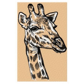Giraffe 2 embroidery design - Embroidery Design