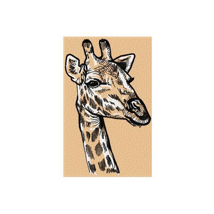 Giraffe 2 embroidery design - Embroidery Design
