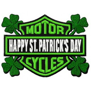 Happy St. Patrics Day embroidery design - Embroidery Design
