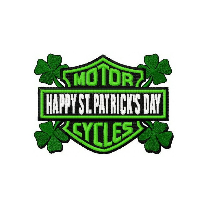 Happy St. Patrics Day embroidery design - Embroidery Design