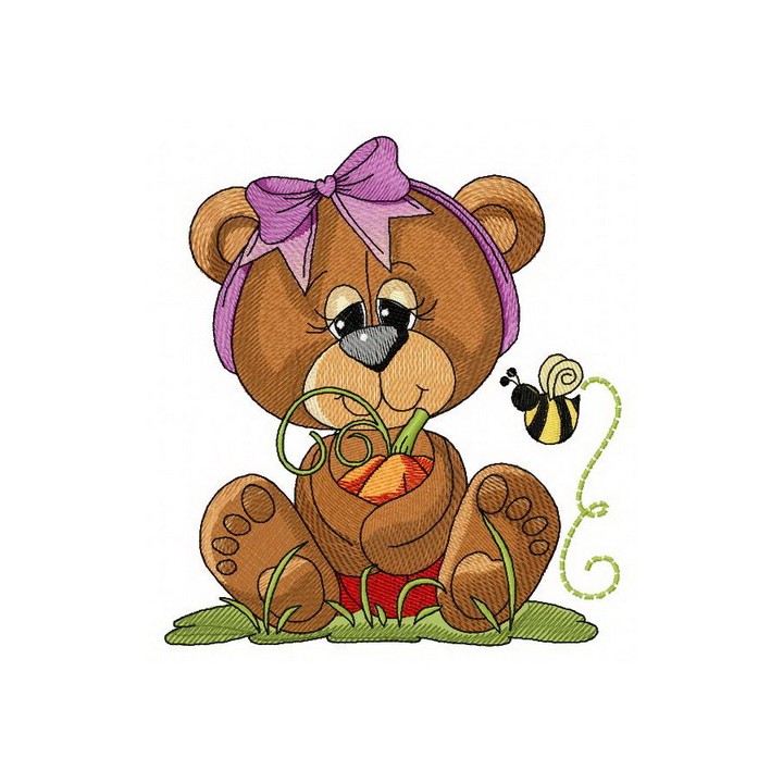 I love teddy embroidery design - Embroidery Design
