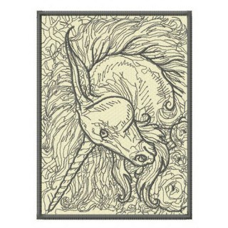 Unicorn 6 embroidery design - Embroidery Design