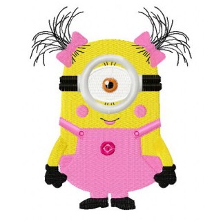 Cute Minion embroidery design - Embroidery Design